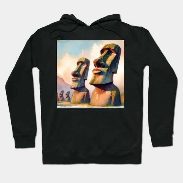 Easter Island Hoodie by Donkeh23